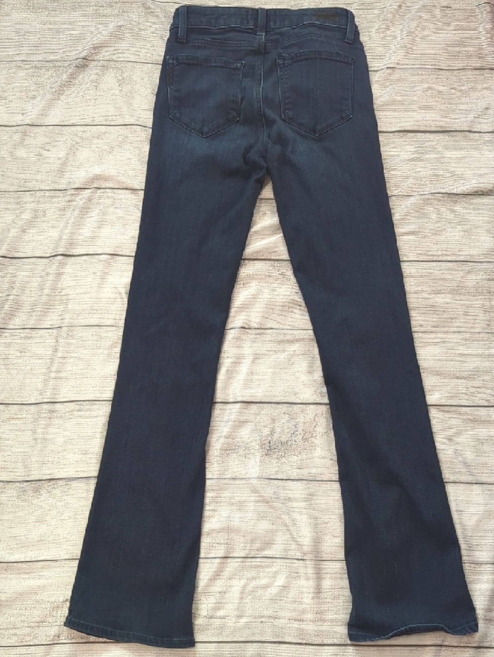 PAIGE Dark Indigo Flare Jeans - Picture 5 of 10